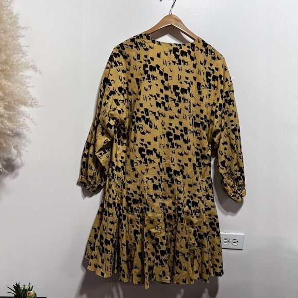 ANINE BING Peyton Flowy Oversized Dress in Painterly Leo Multi in Size XS NWOT - Picture 10 of 16